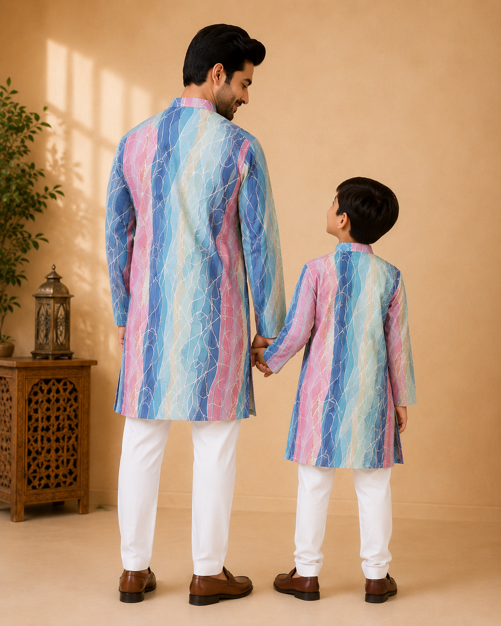 Rich Premium Pastel Designer Print Kurta (6082)