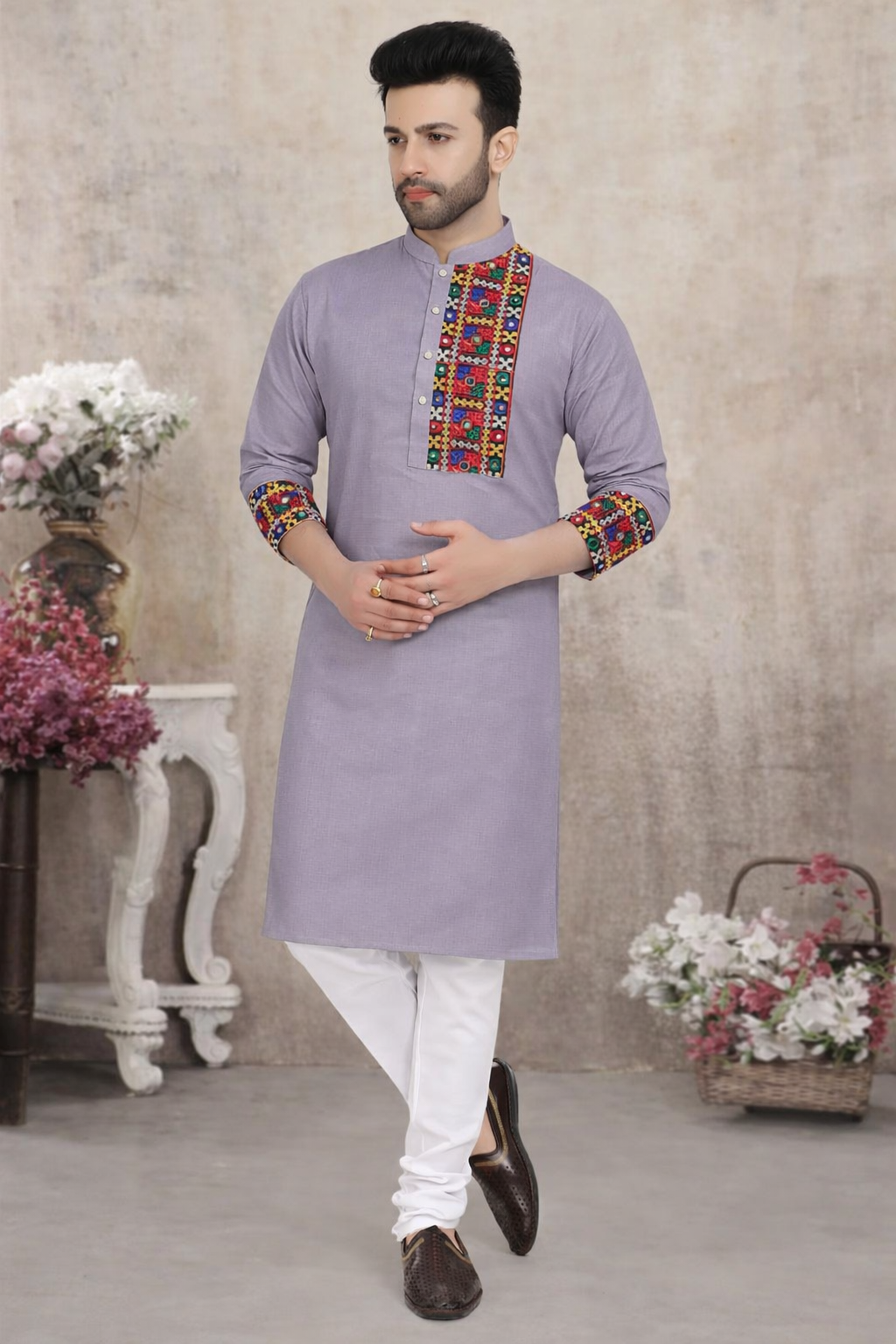 Lovander Kutchi Traditional Men's Kurta(4052)