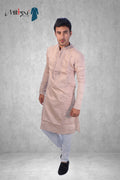 Blush Royale Mirror-Work Kurta
Set (7370)